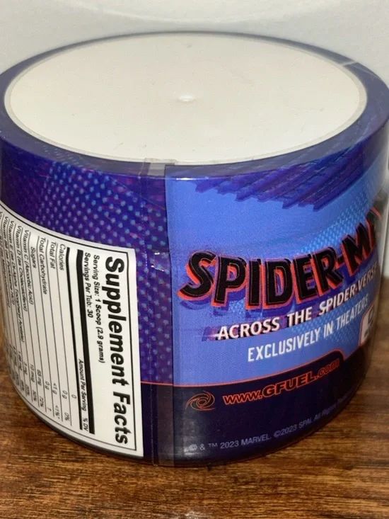 G FUEL Hydration Glitch Mix - Spider-Man - Strawberry Guava Coconut - Exp. 2028 - Picture 5 of 7
